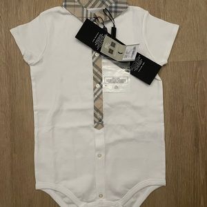 NEW Burberry polo (onesie)
